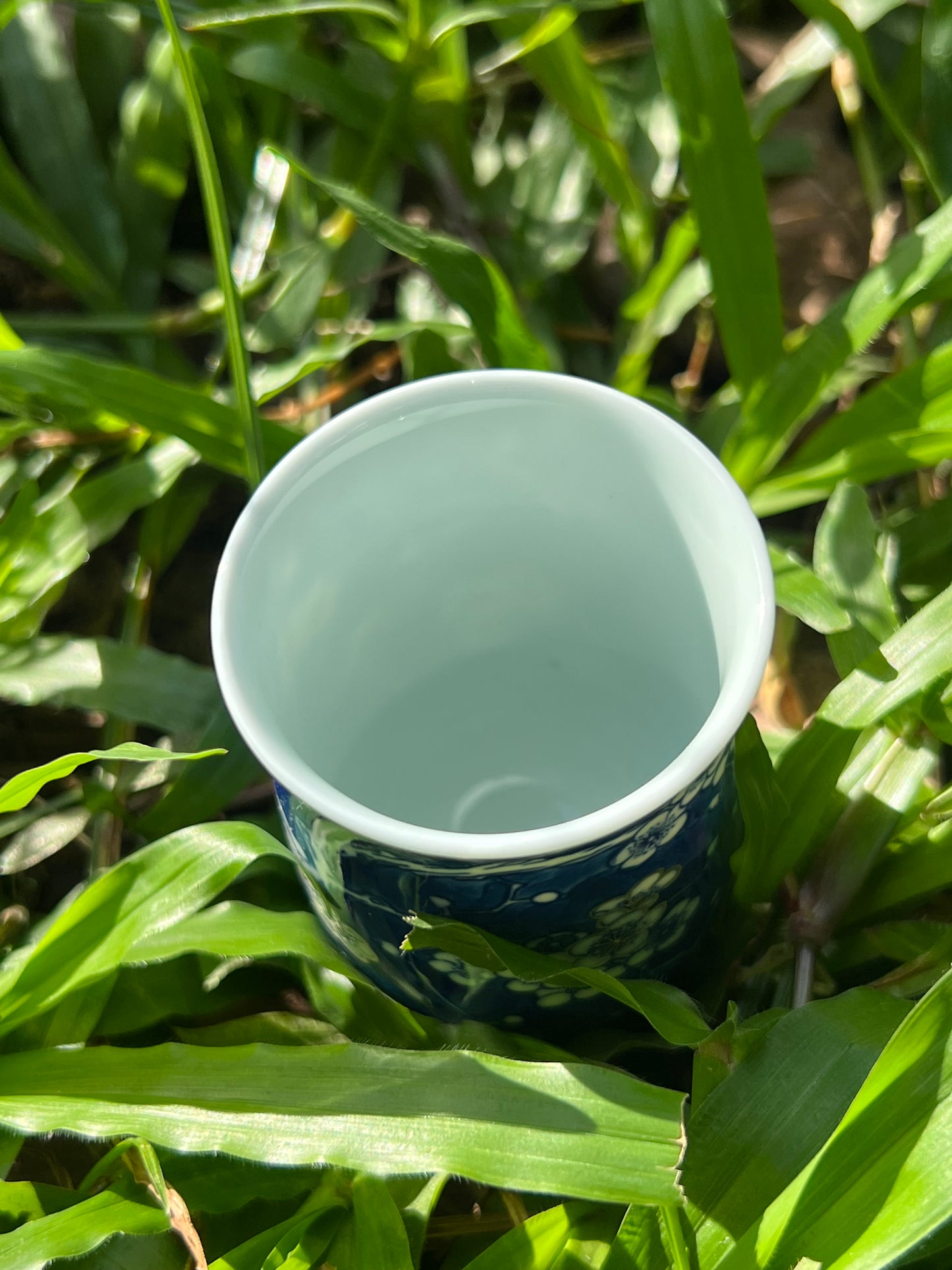 this is Chinese blue and white porcelain teacup