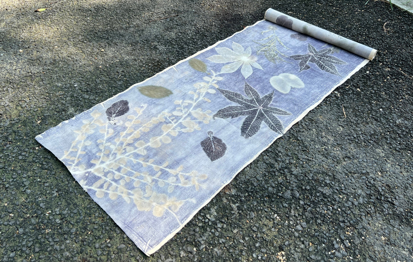 Hand Dyed Tea Mat Natura Plant Dyed Cotton Tea Table Cloth Chabu Chaxi