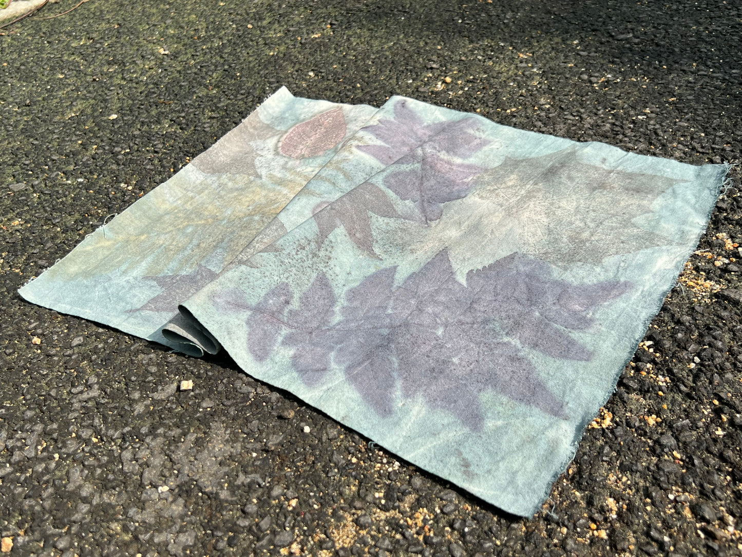 Hand Dyed Tea Table Cloth Natura Cotton Tea Mat Natura Dyed Chabu Chaxi