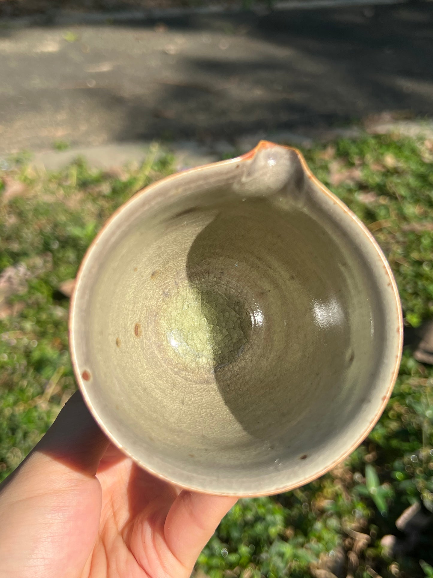 Fair cup Pottery Handmade Green Glaze Cup Handcrafted Gongdaobei Artwork Gongfu Teaware Japanese Ceramic