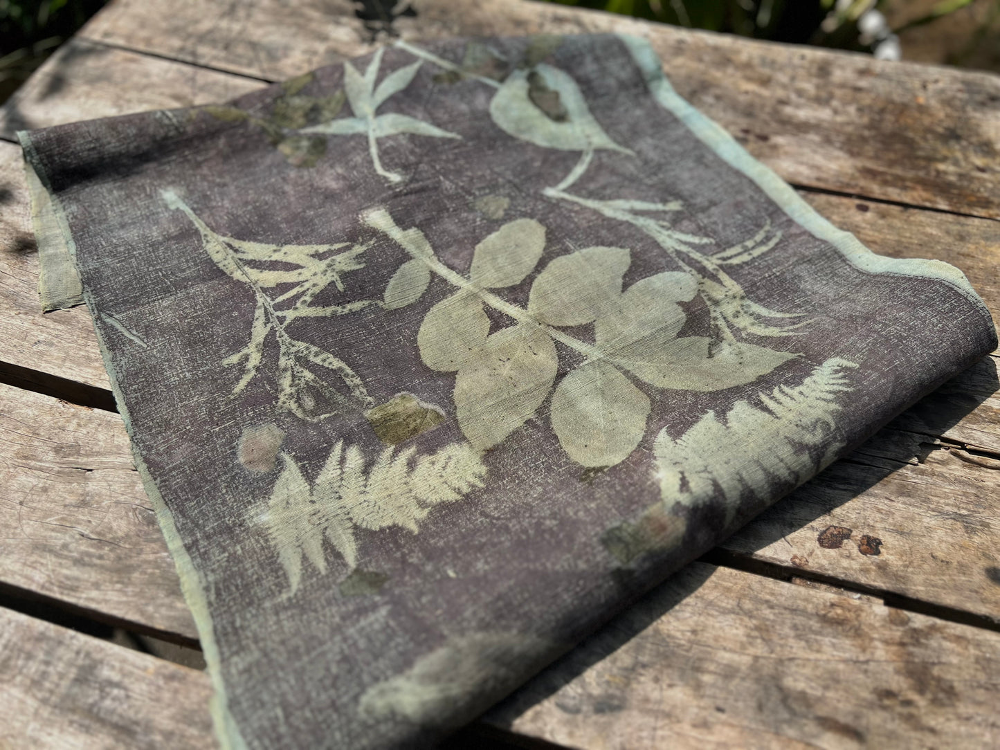 Hand Dyed Tea Table Cloth Plant Dyed Cotton Tea Mat Natura Dye Chabu Chaxi