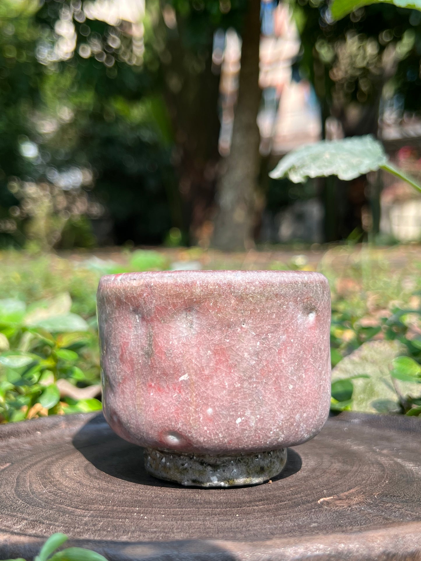Handmade Chinese Pink Teacup Chinese Master Pottery Ceramic Japanese Ceramic