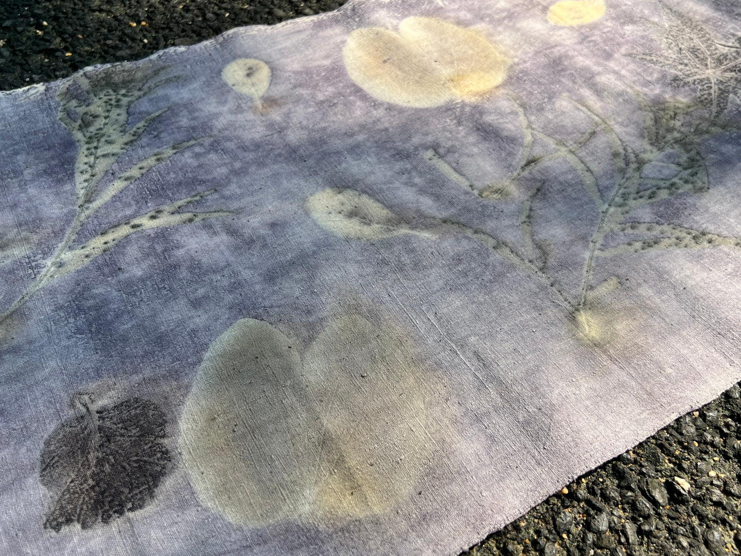 Hand Dyed Mauve Color Tea Table Cloth Natura Plant Dyed Cotton Tea Mat Chabu Chaxi
