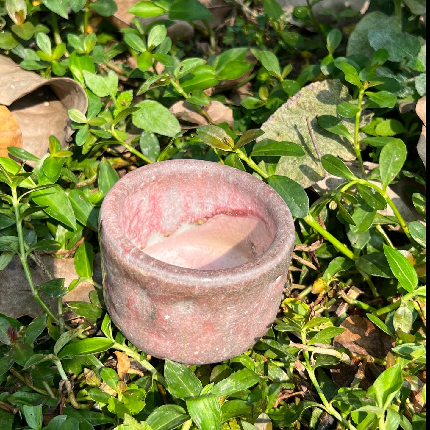 Handmade Chinese Pink Teacup Chinese Master Pottery Ceramic Japanese Ceramic