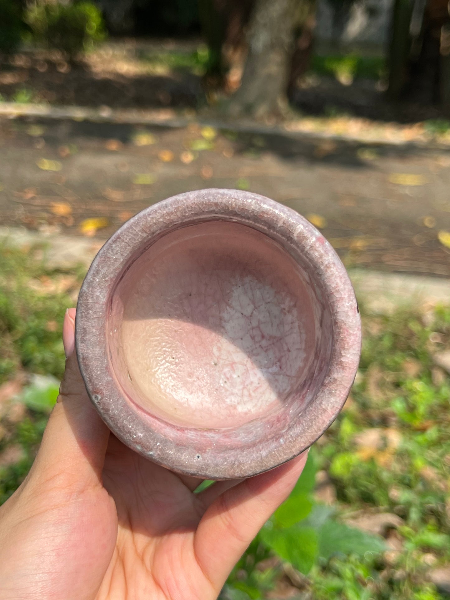 Handmade Chinese Pink Teacup Chinese Master Pottery Ceramic Japanese Ceramic