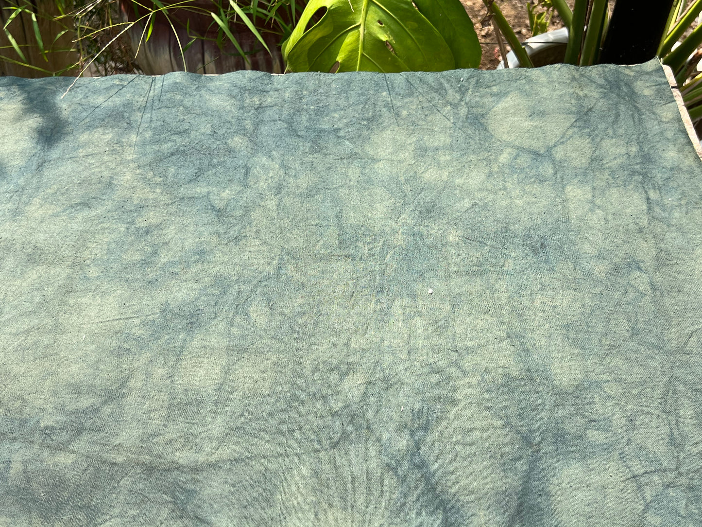 Hand Dyed Indigo Dyeing Tea Table Cloth Antique Style Blue Color Tea Mat Chaxi