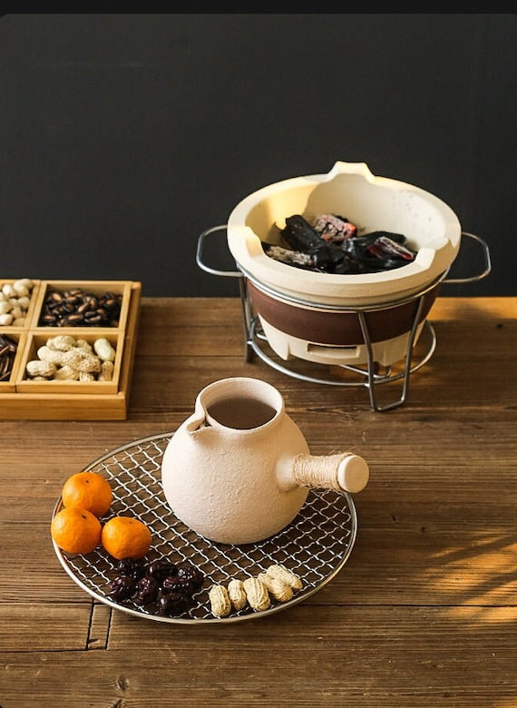 Handamde Chinese Cooking Pot Charcoal Tea Food Pottery Stove