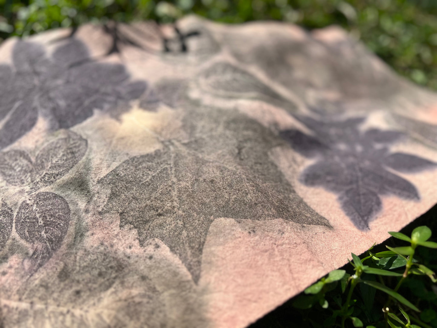 Hand Dyed Tea Table Cloth Plant Dyed Two Sides Cotton Tea Mat Nature Dye Chabu Chaxi