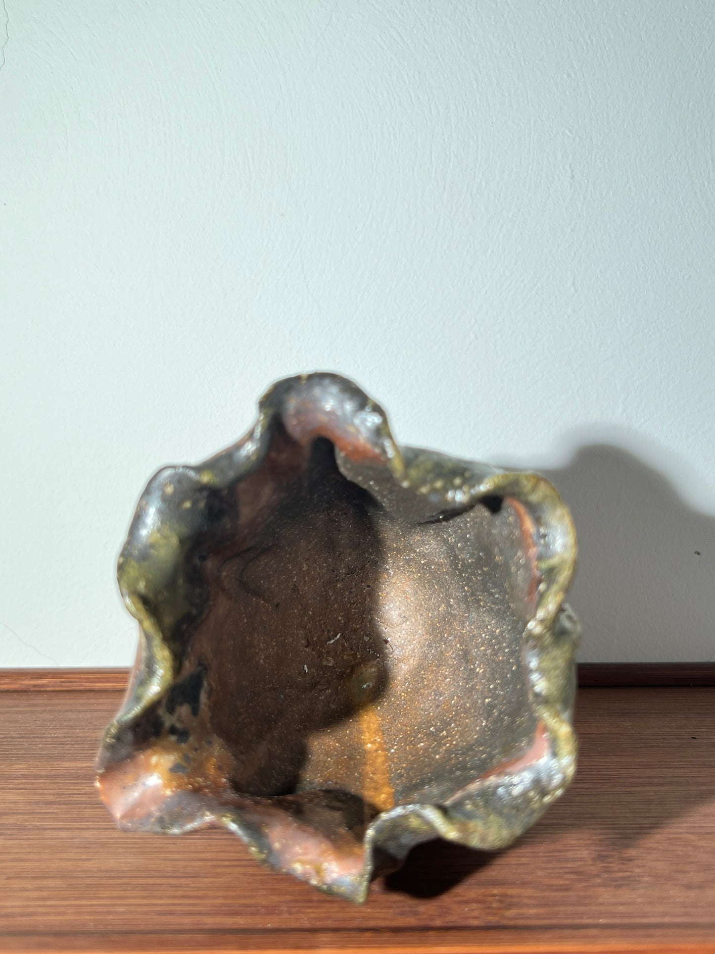 Fair cup Chinese Woodfired Handmade Crude Pottery Cup Gloss Unique Artwork Gongdaobei