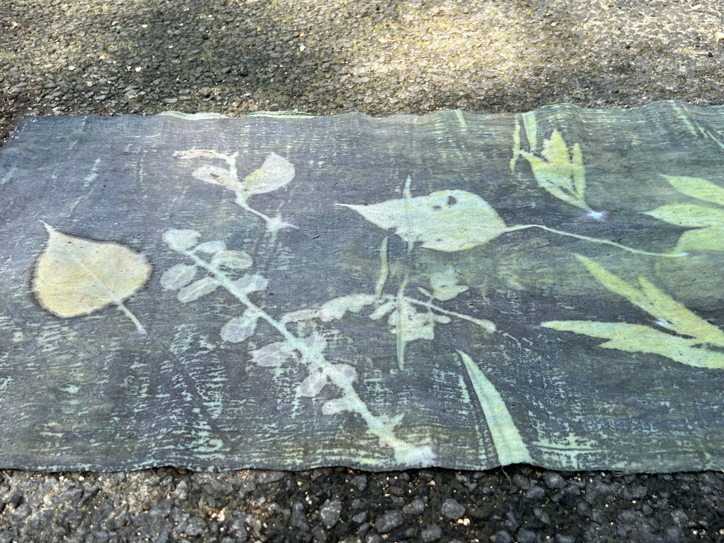 Hand Dyed Tea Table Cloth Natura Plant Dyed Cotton Tea Mat Chabu Chaxi