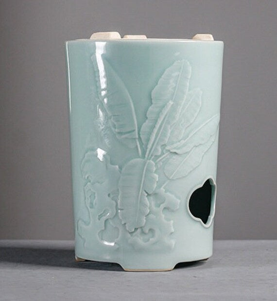 Chinese Soda Glaze Lifting Pottery Pot Kettle Pottery Open Fire Charcoal Burning Alcohol Stove Set