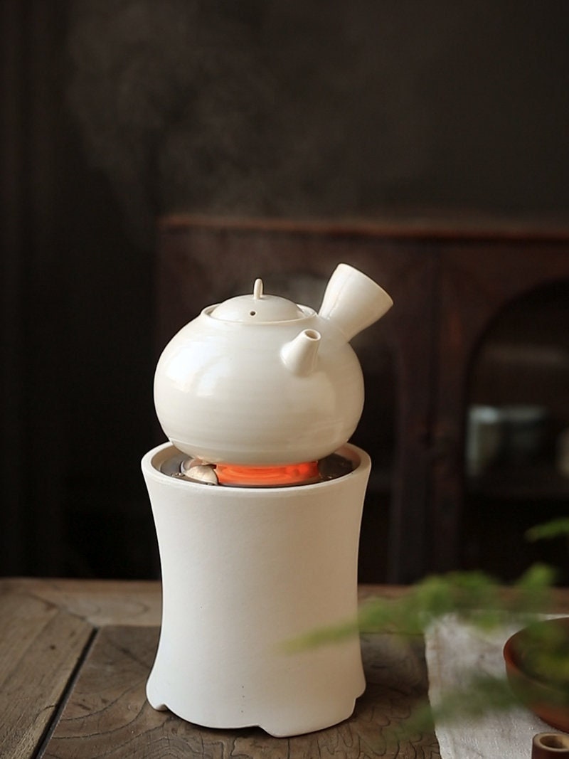 Japanese Glass Electric Teapot for Home Heating - Ceramic Heater Included 