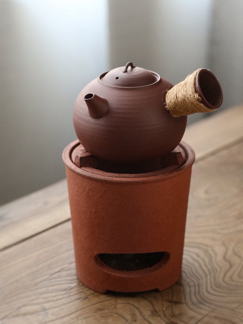 This is a pottery kettle