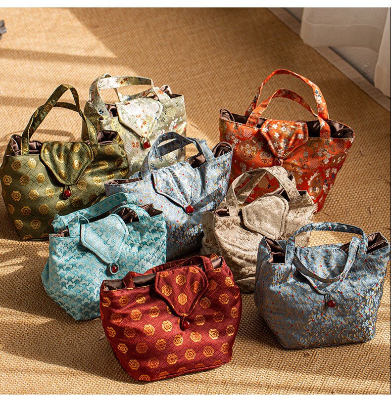 This is a brocade storage bag.this is a cloth tea bag