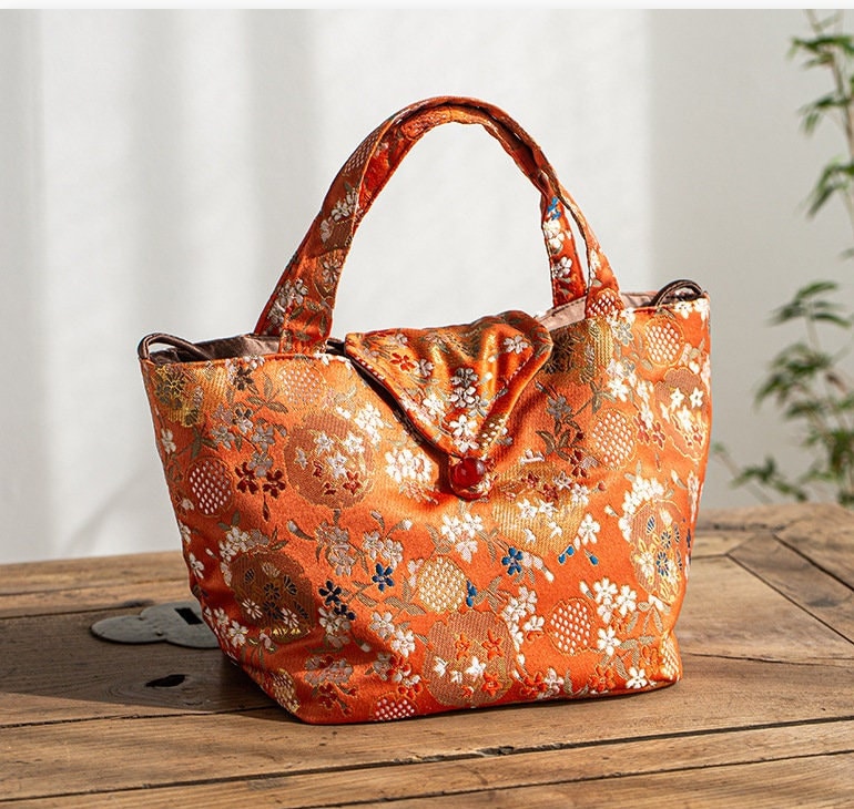 This is a brocade storage bag.this is a cloth tea bag