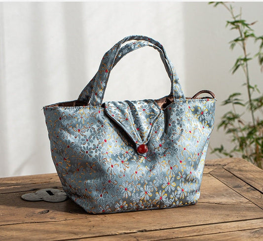 This is a brocade storage bag.this is a cloth tea bag