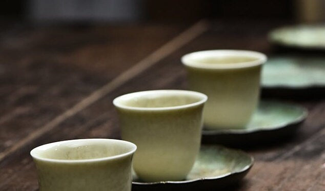 this is a copper teacup tray