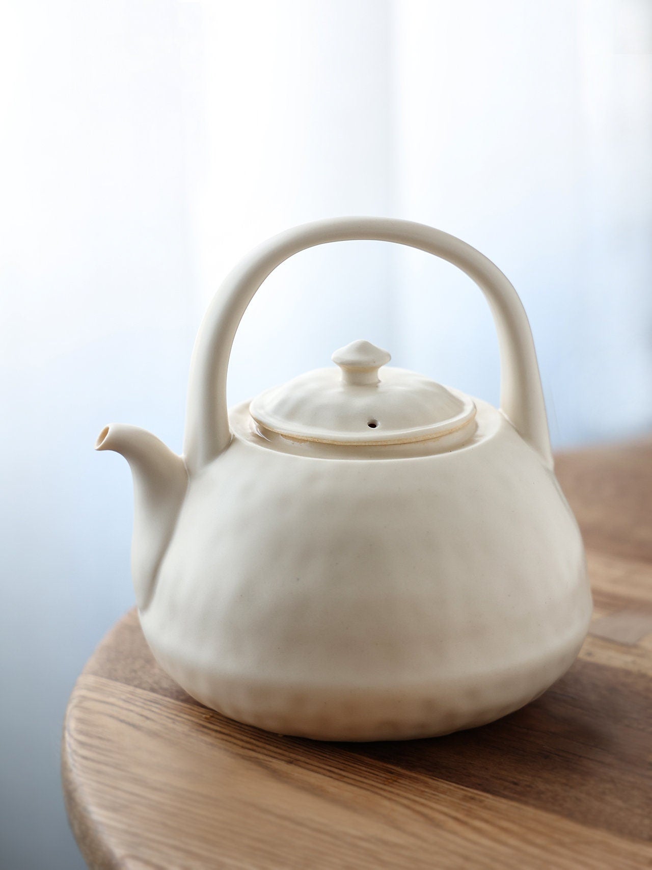 This is a pottery kettle