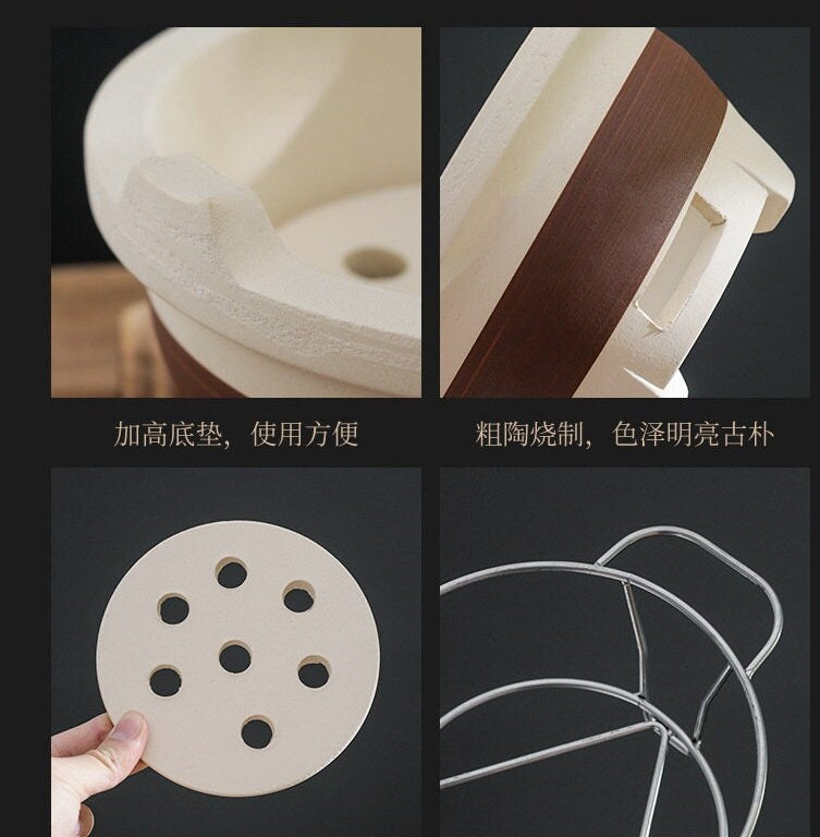 This is a pottery stove