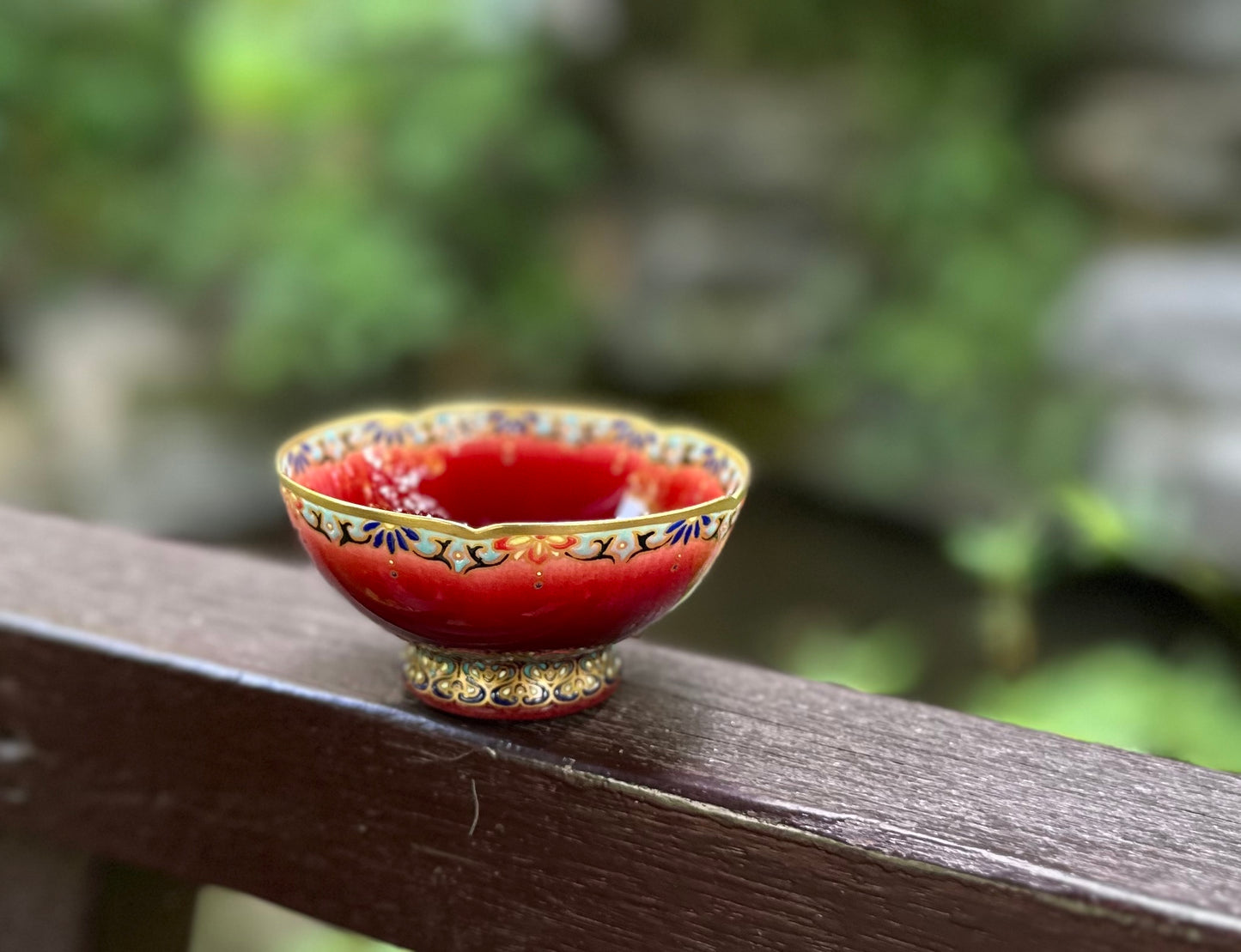 This is a Chinese Jingdezhen lang yao red-glazed lang yao hong teacup.this is a ceramic teacup