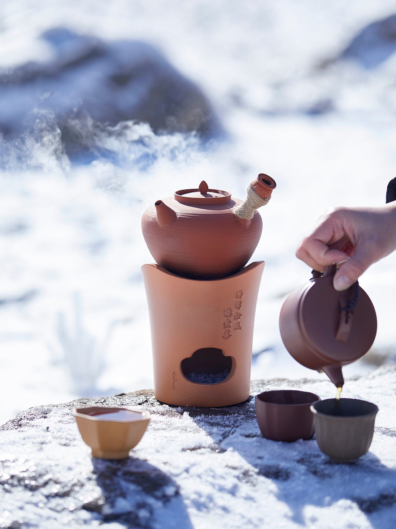 Handmade Chaozhou Red Mud Tea Ware Set Kettle Stove Set Classic Kettle Chinese Master Pottery Ceramic Japanese Ceramic Tea Ceremony