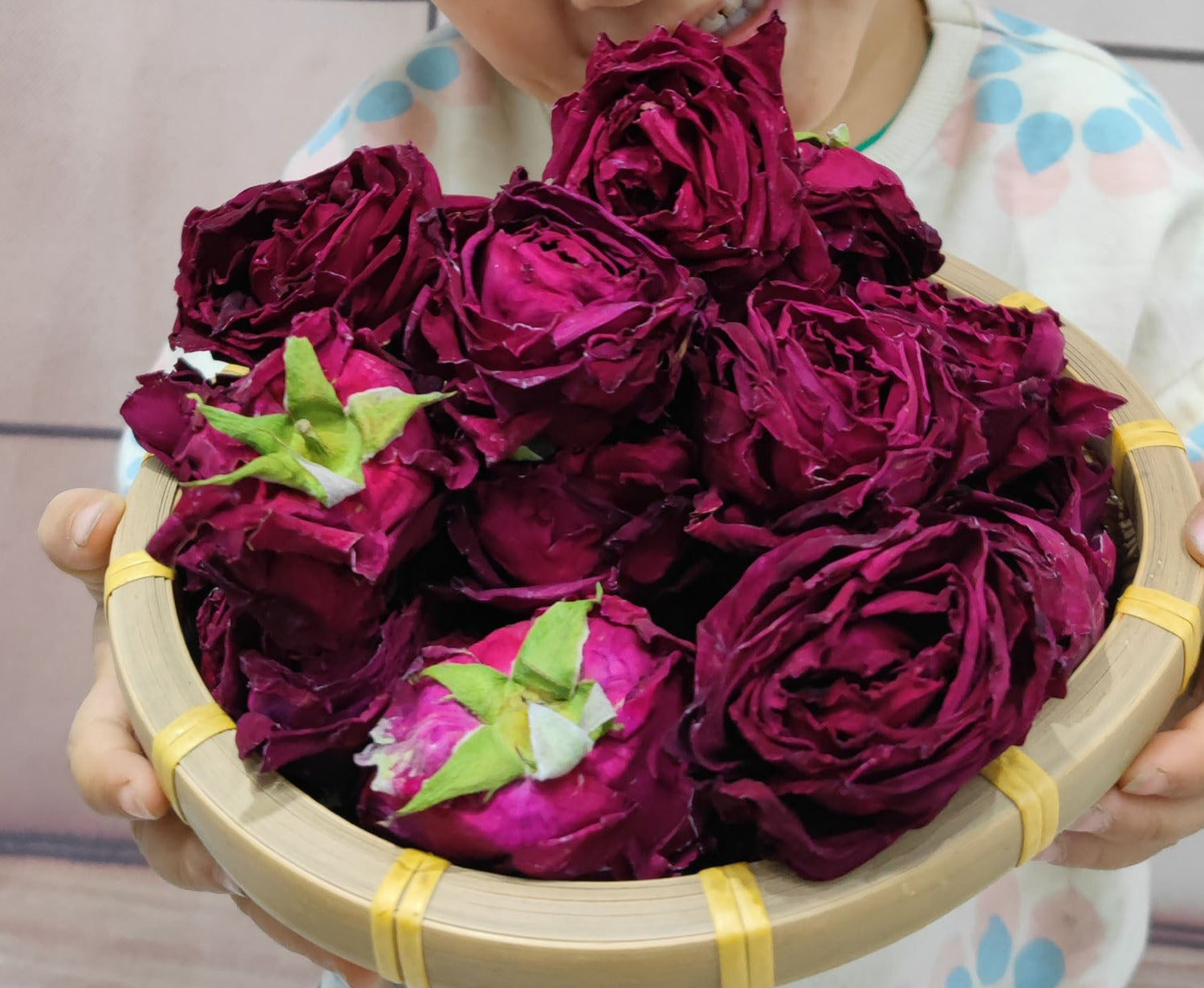 Chinese Organic Dried Rose Superme Red Rose Yunnan Double Rose Edible ...
