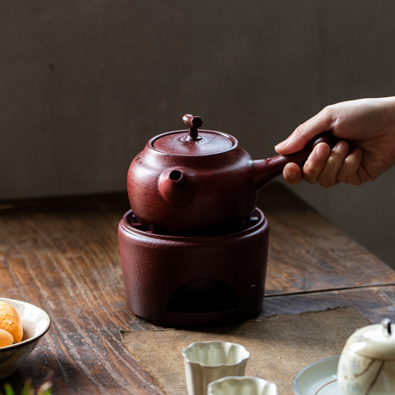 This is a pottery kettle