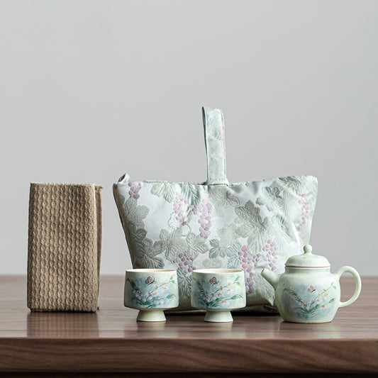 this is a ceramic teapot