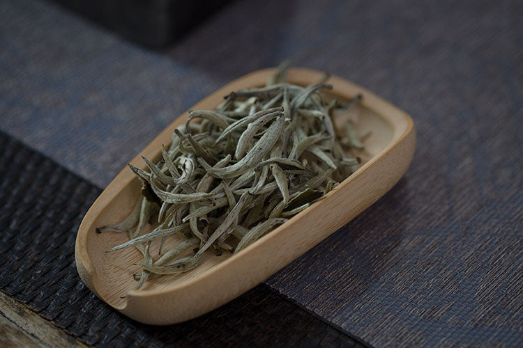 This is Chinese Yunnan silver needle white tea