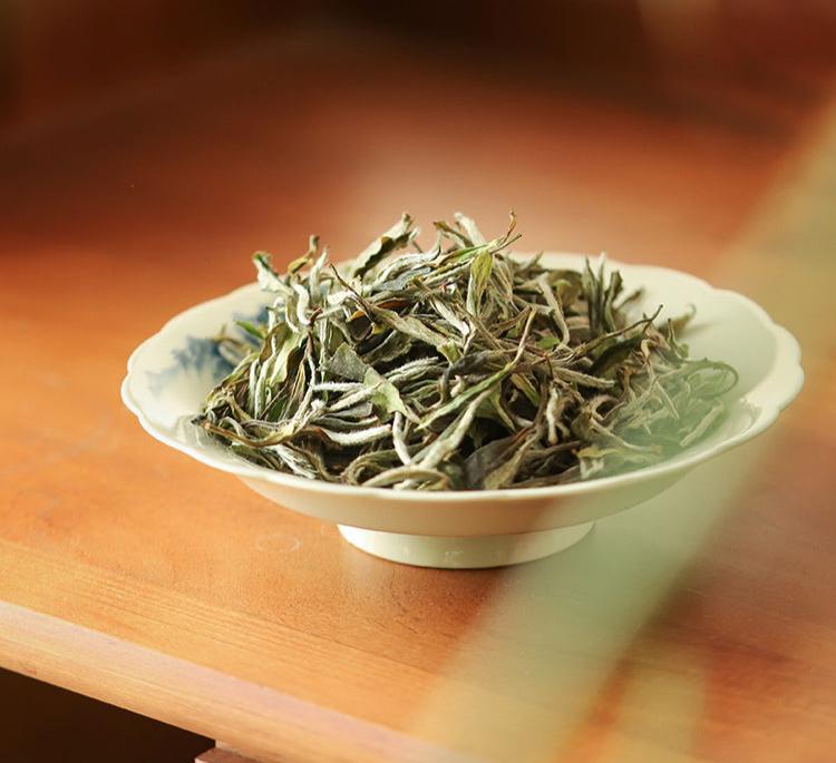 This is Chinese white peony tea. this is white tea bai mu dan