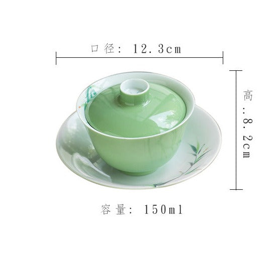 this is a ceramic teapot gaiwan