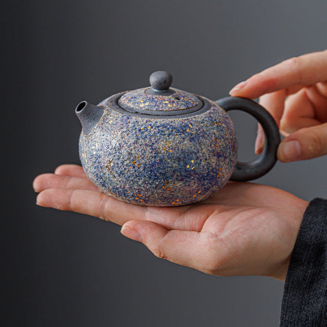 this is a pottery xishi teapot