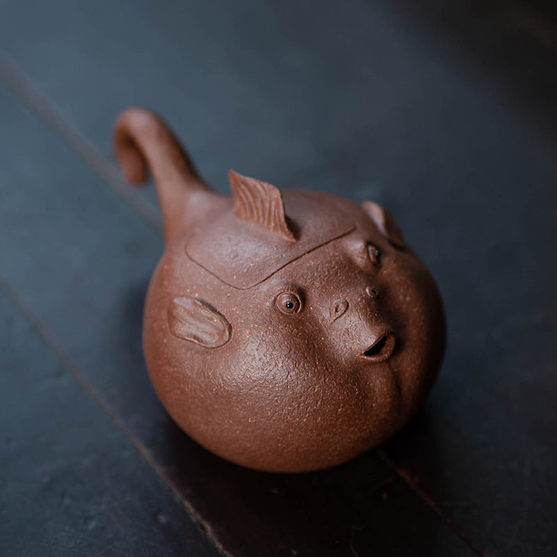 This is a Yixing teapot. this is Chinese yixing clay teapot