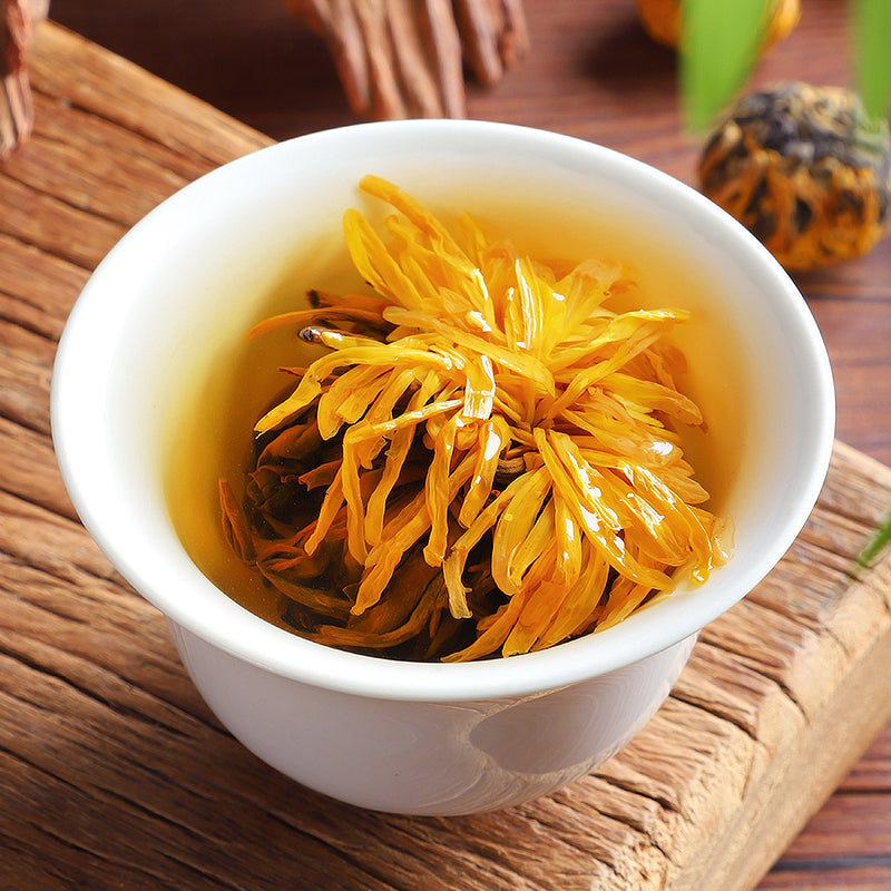 this is Chinese floral tea chrysanthemum black tea