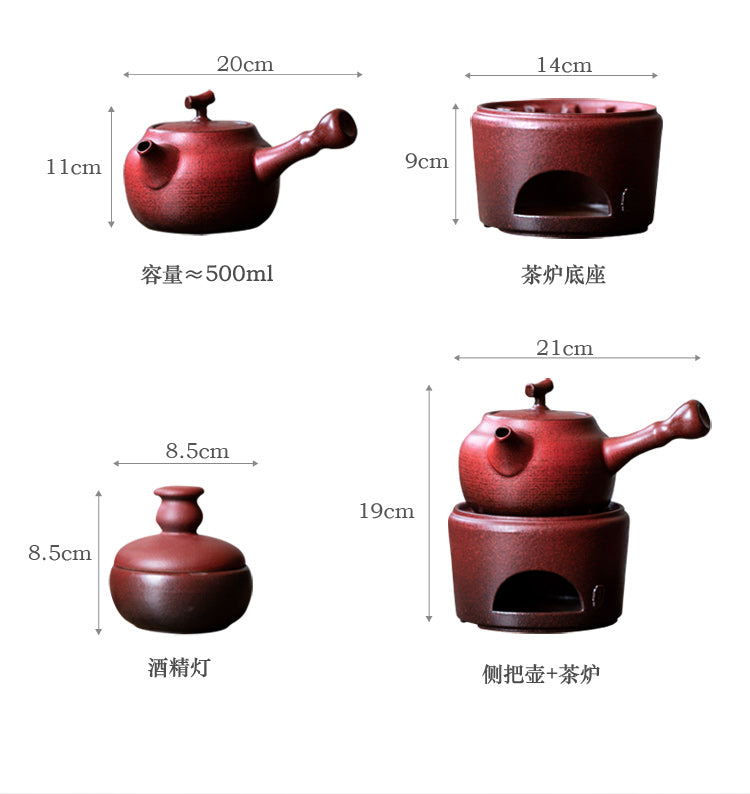 This is a pottery kettle