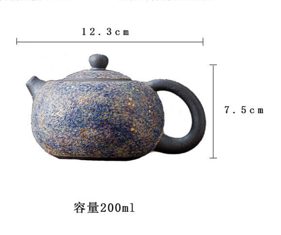 this is a pottery xishi teapot