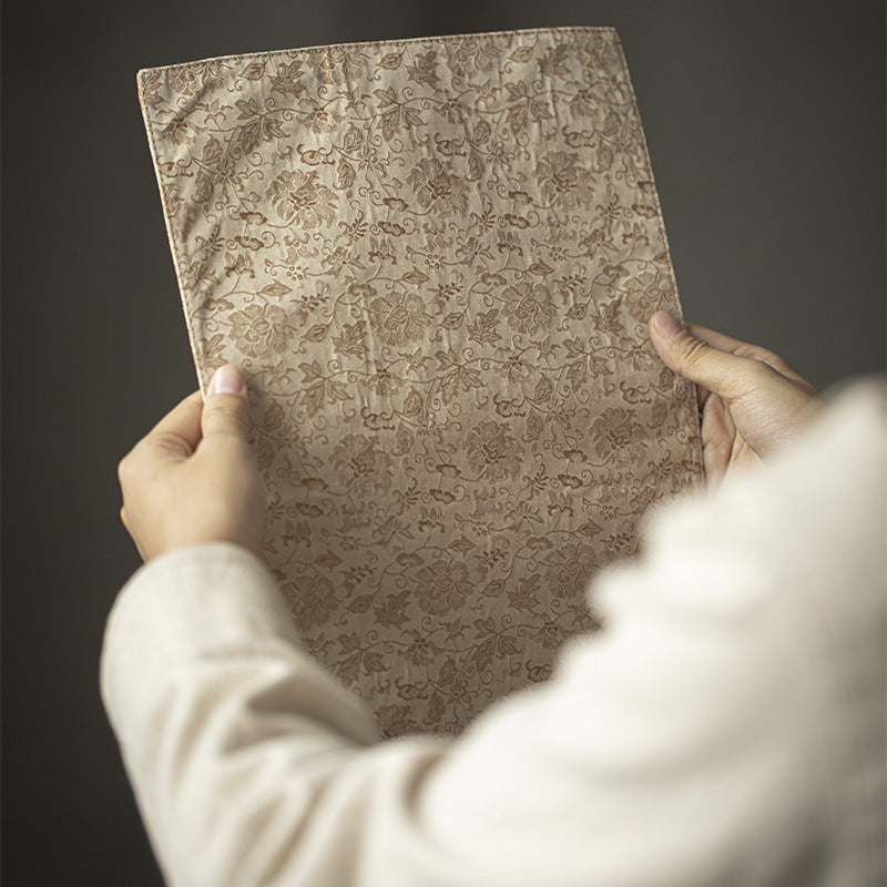 This is a silk brocade tea mat.this is a waterproof table cloth