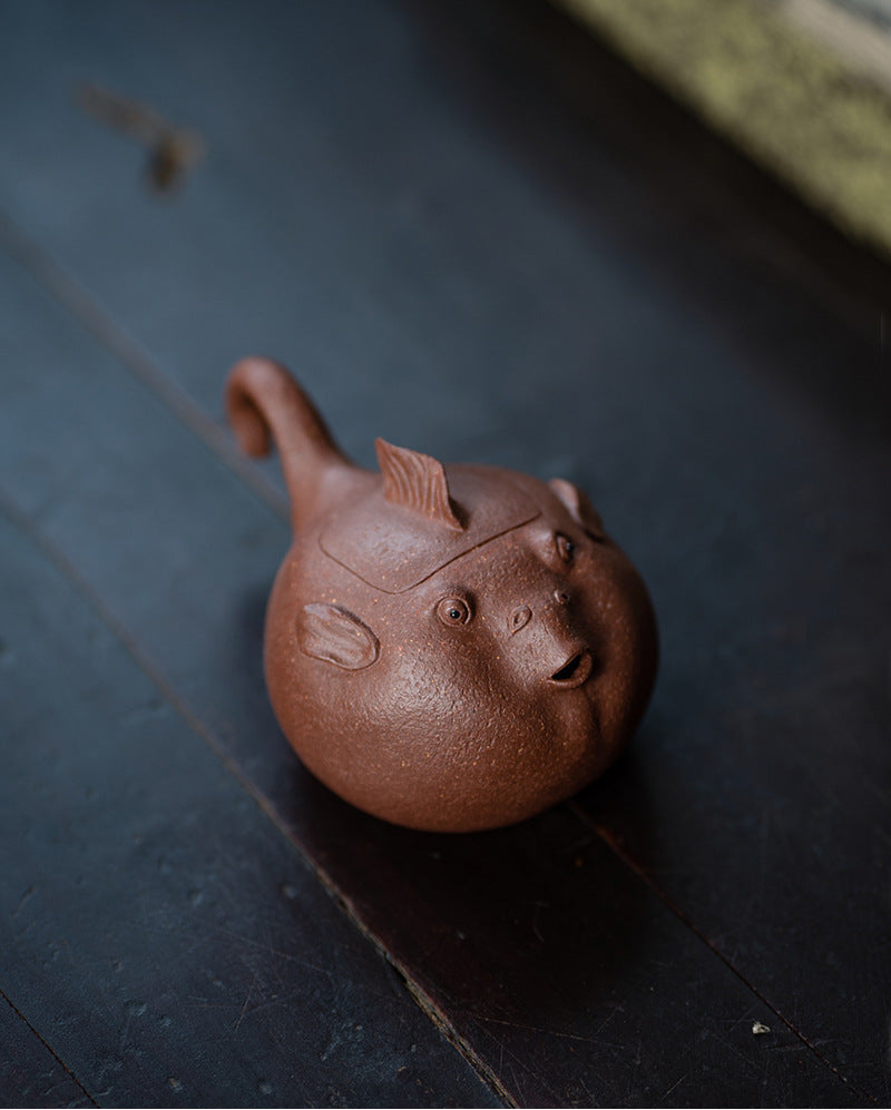 This is a Yixing teapot. this is Chinese yixing clay teapot