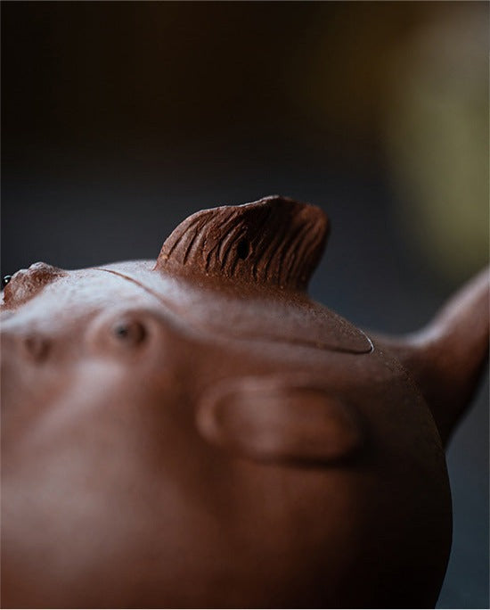 This is a Yixing teapot. this is Chinese yixing clay teapot