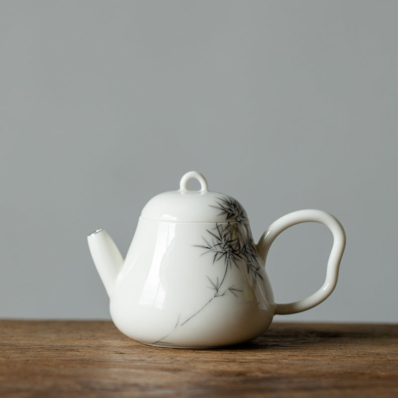 this is a ceramic teapot