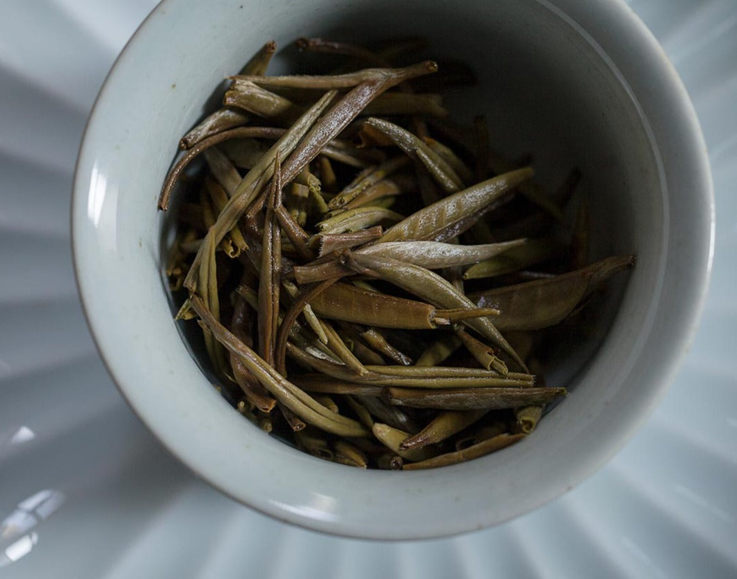 This is Chinese Yunnan silver needle white tea