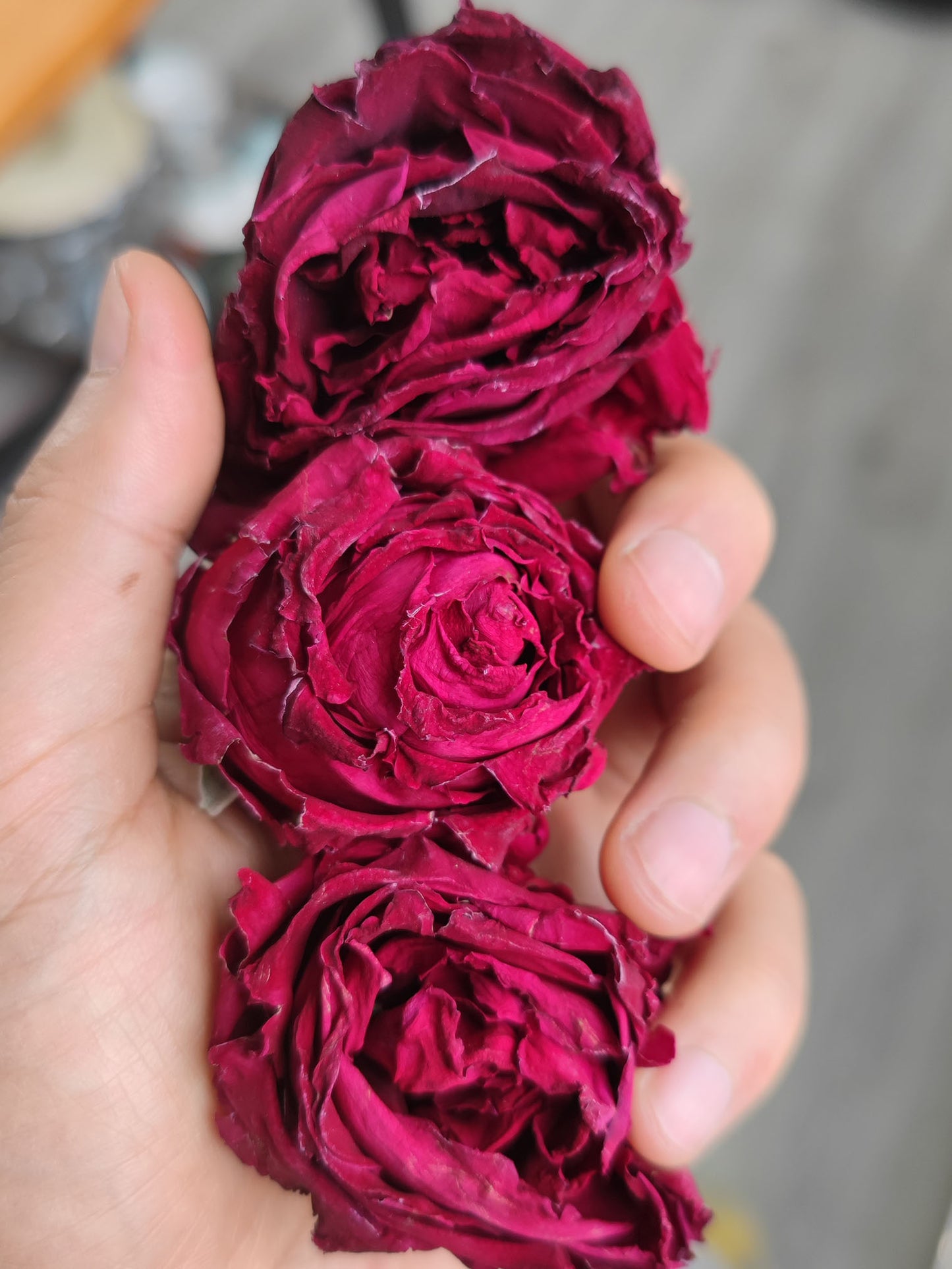 This is Chinese Yunnan dried rose edible rose