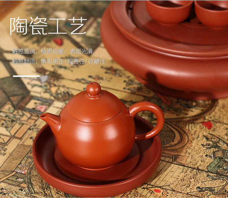 This is a Chaozhou teapot.this is Chaozhou red clay zhuni teapot