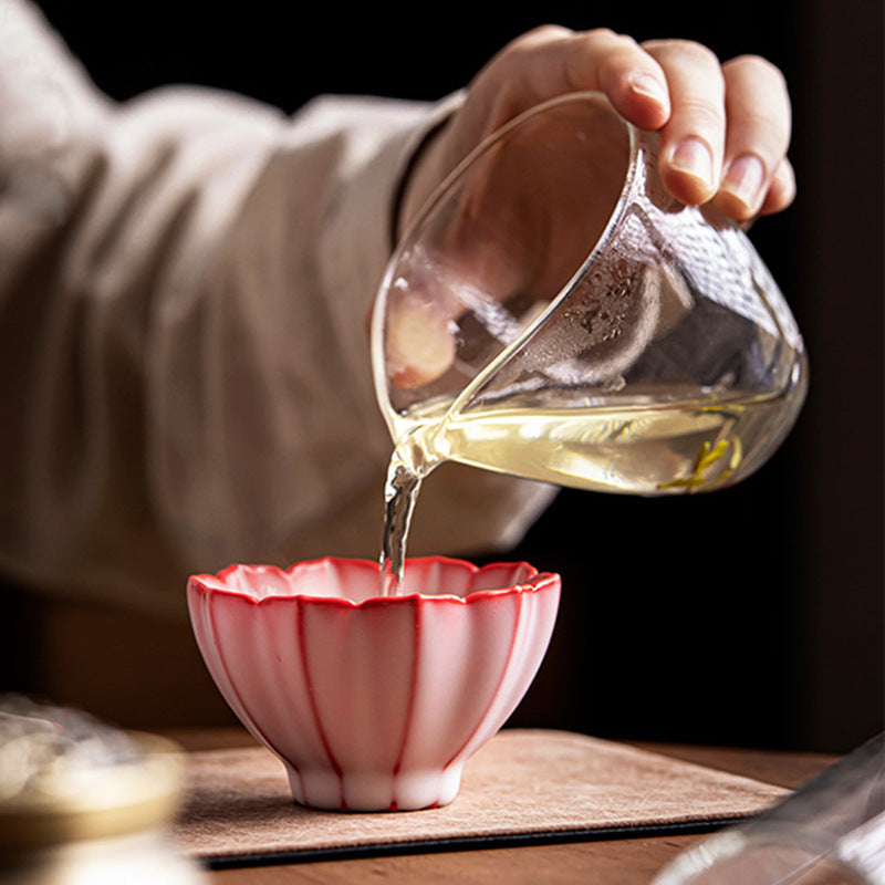 This is a ceramic teacup