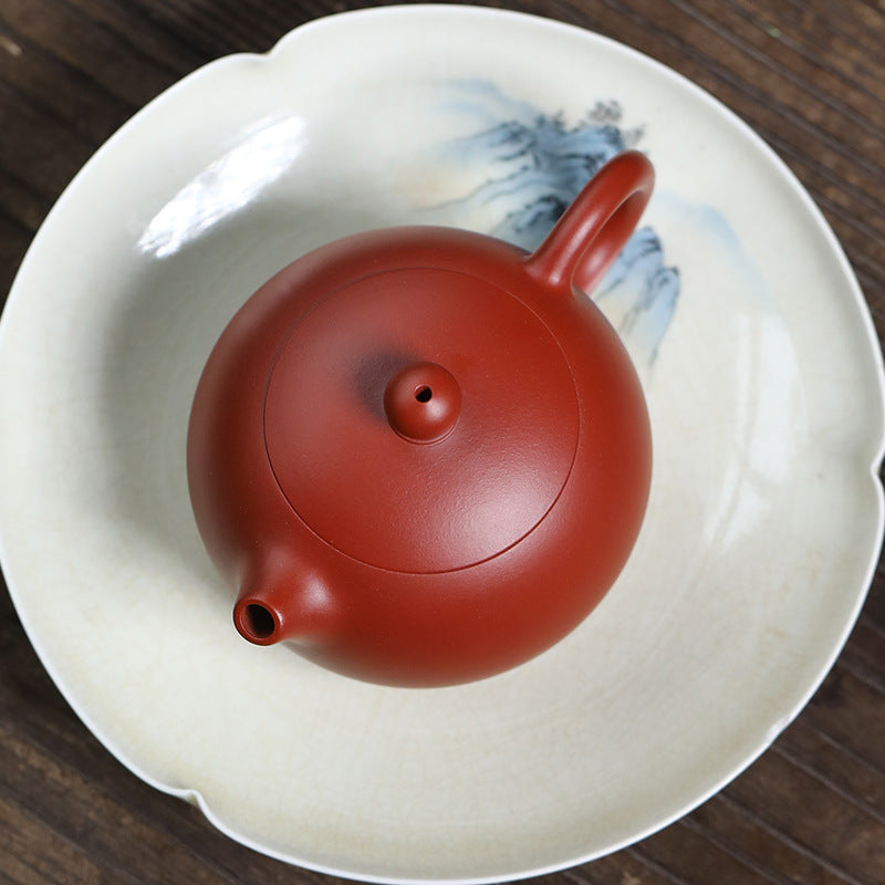 This is a pottery teapot.this is a Zhuni red clay teapot.