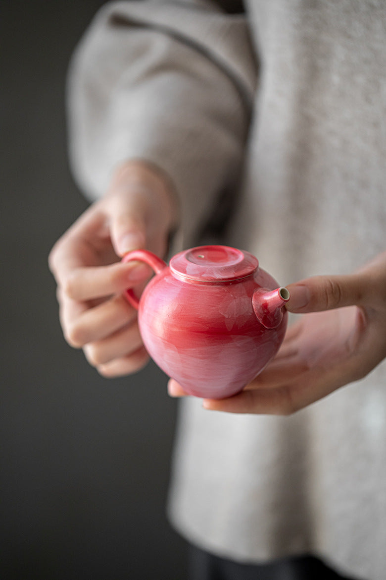 This is a ceramic teacup