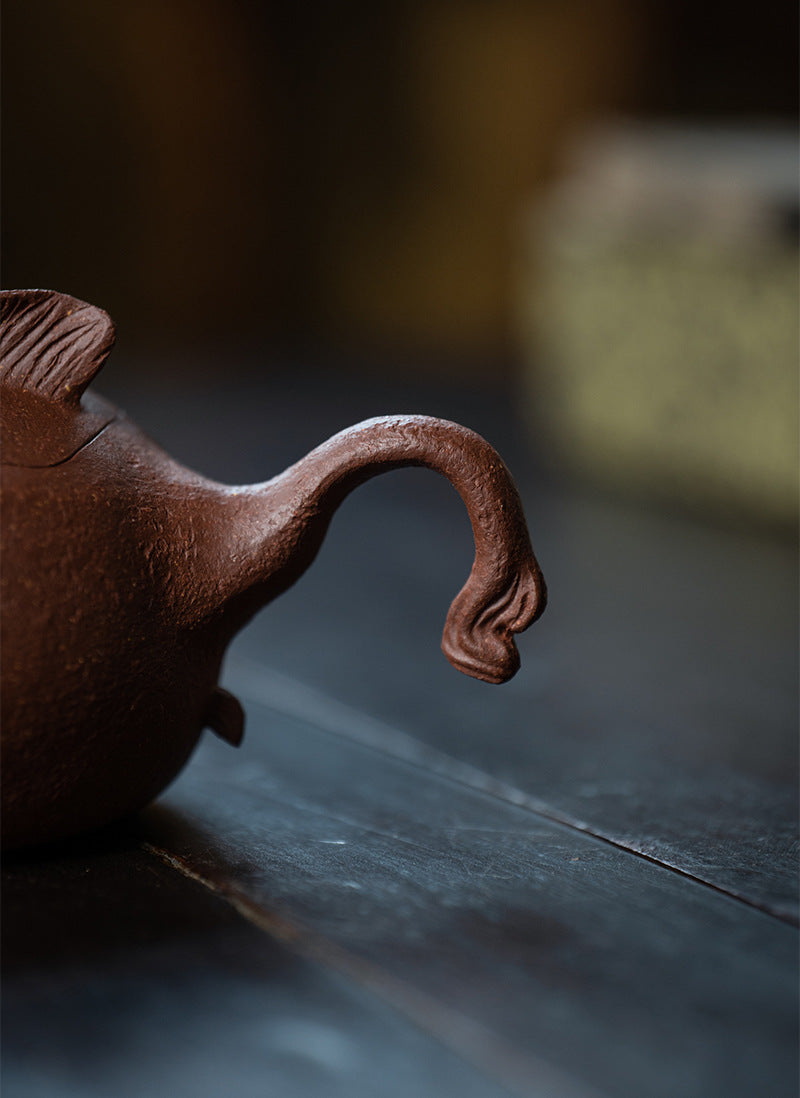 This is a Yixing teapot. this is Chinese yixing clay teapot