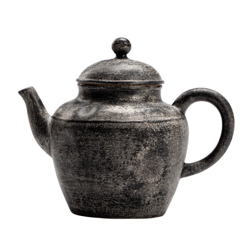 This is a ceramic teapot.this is a kohiki teapot