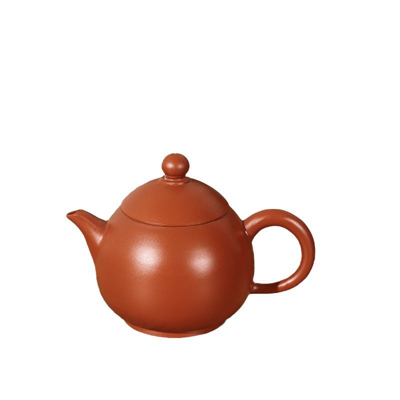 This is a Chaozhou teapot.this is Chaozhou red clay zhuni teapot