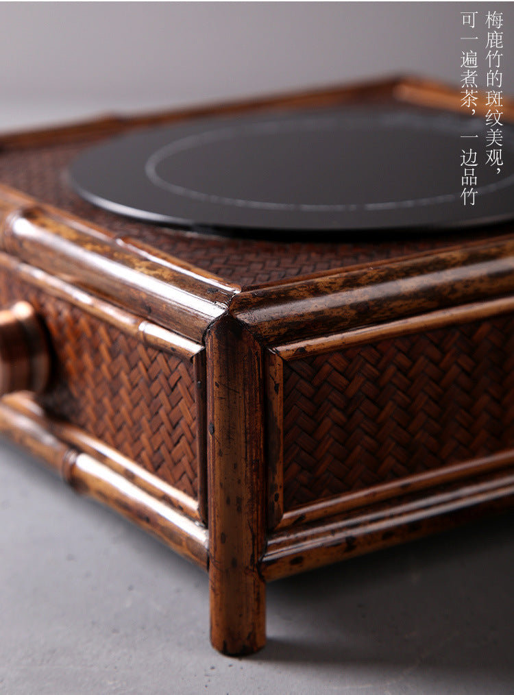 Chinese Electric Ceramic Heater Original Bamboo Weaving Designed Anti-water 1000W 220V Low Heating Voice